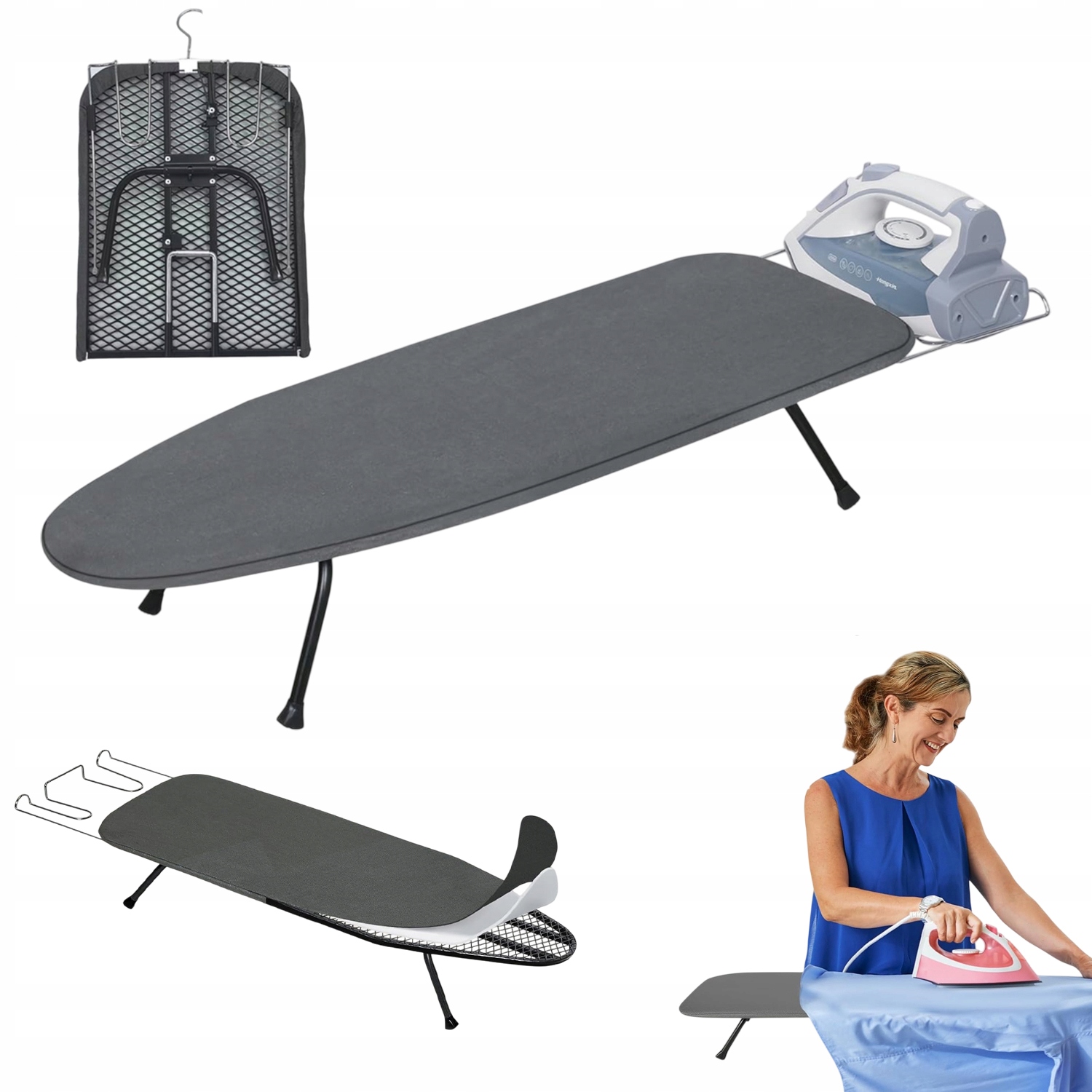 Levně Žehlicí Prkno 76X2 9 CM Šířka Žehlička Skládací Držák Na Žehličku