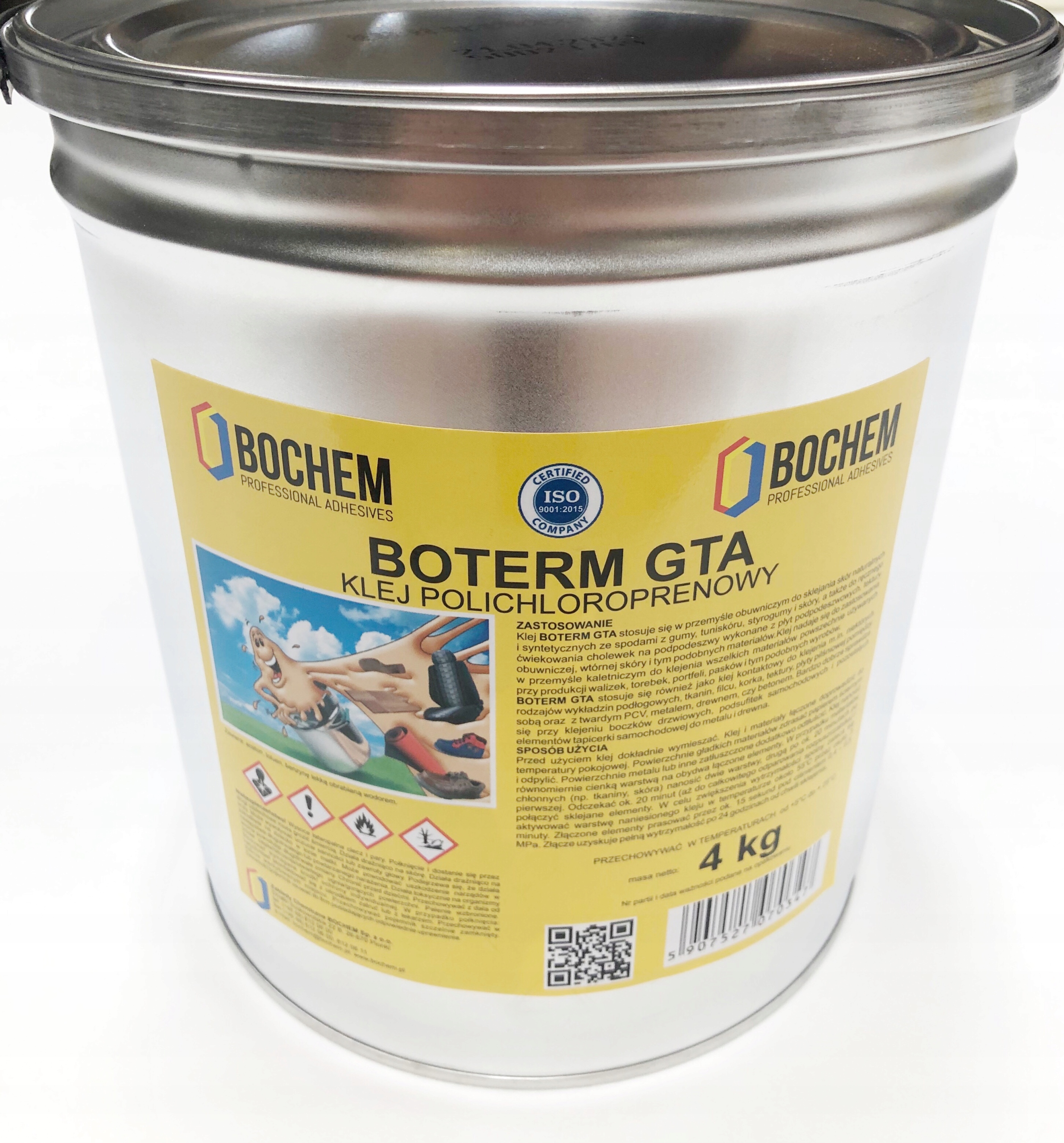 

Klej Boterm Gta 4KG do podsufitki,skór,gumy,tkanin