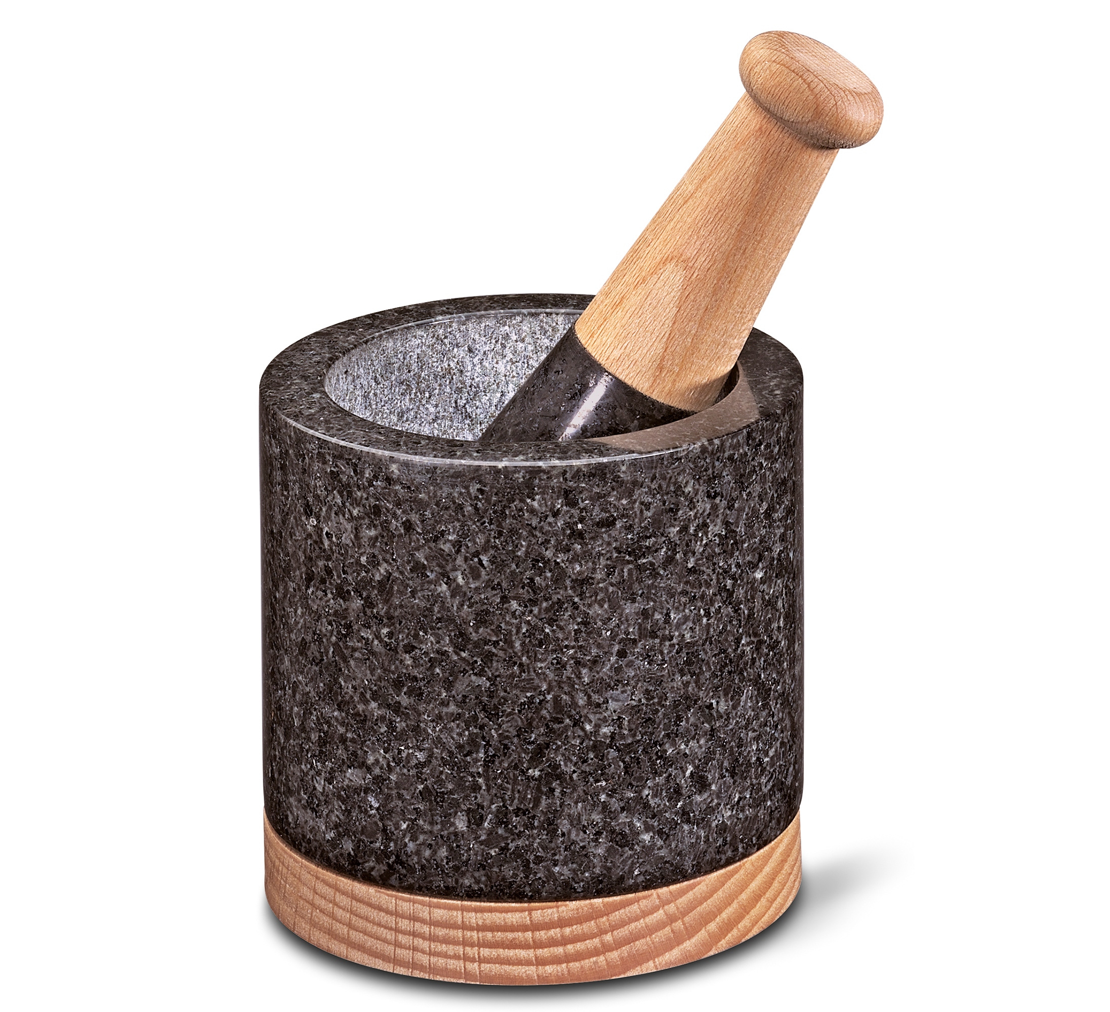 Hmoždíř Cilio Merkur granitový 10 x 9,5 1,4 kg bukové dřevo