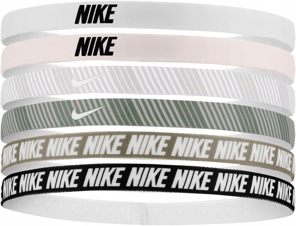 Nike Flex Classic Headbands 6PK opaska na głowę (6 sztuk) rozm. uniwersalny