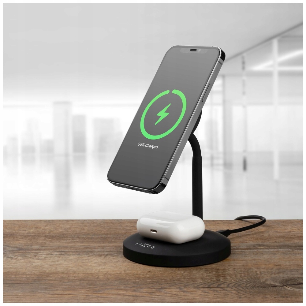 Stacja dokująca 2w1 | FIXED MAGSTAND | MagSafe, 15W+5W | Biały EAN (GTIN) 8591680133499