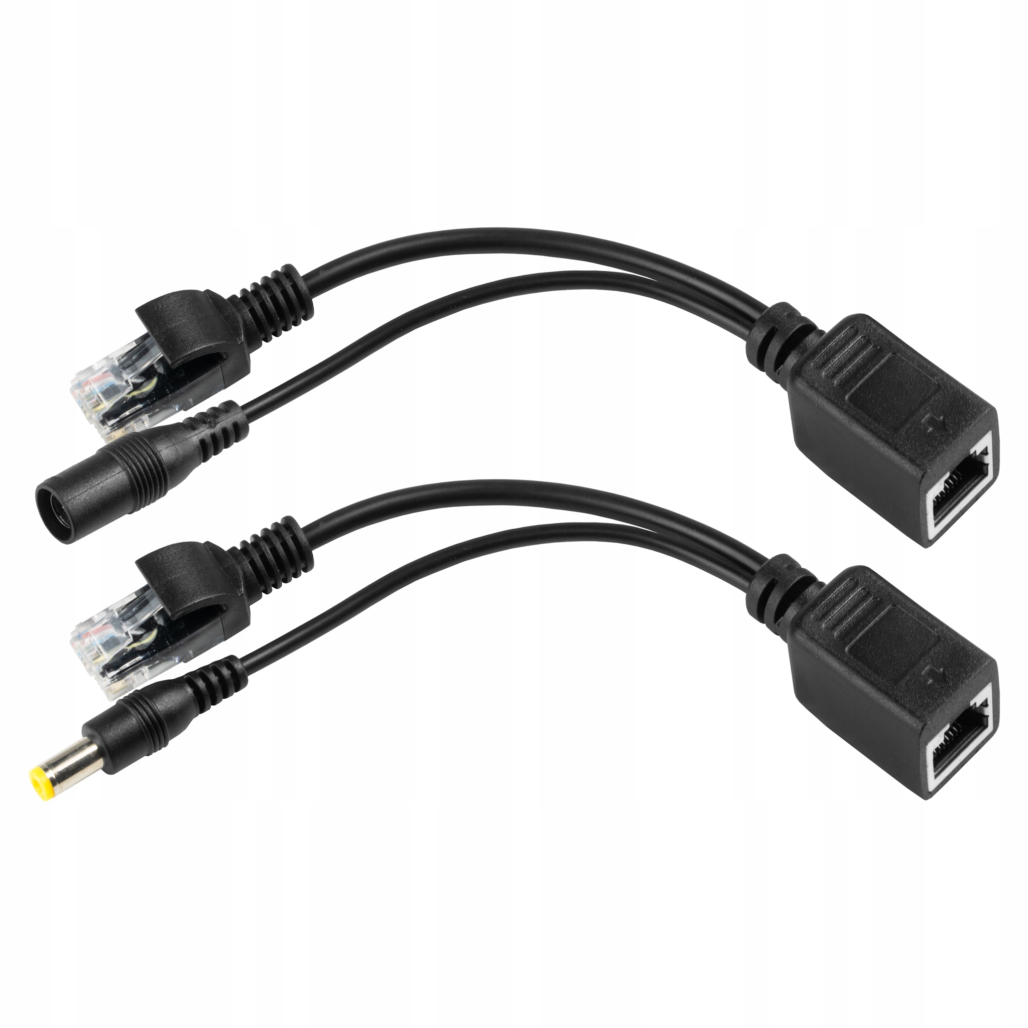

Adapter PoE Rozgałęziacz Zestaw RJ45 Męski+Żeński