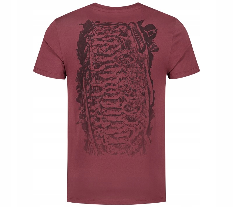 Korda T-shirt Le Scaley Tee Burgandy BLK r.XXXL Rękaw krótki rękaw