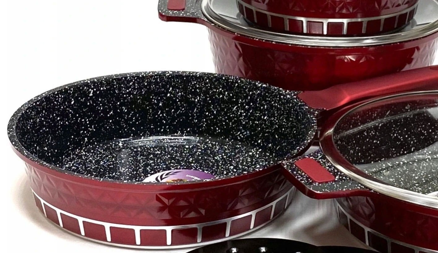 ZESTAW GARNKÓW Z POWŁ. MARMUR. 11 EL. ZILNER ZL-8512 Marka Zilner