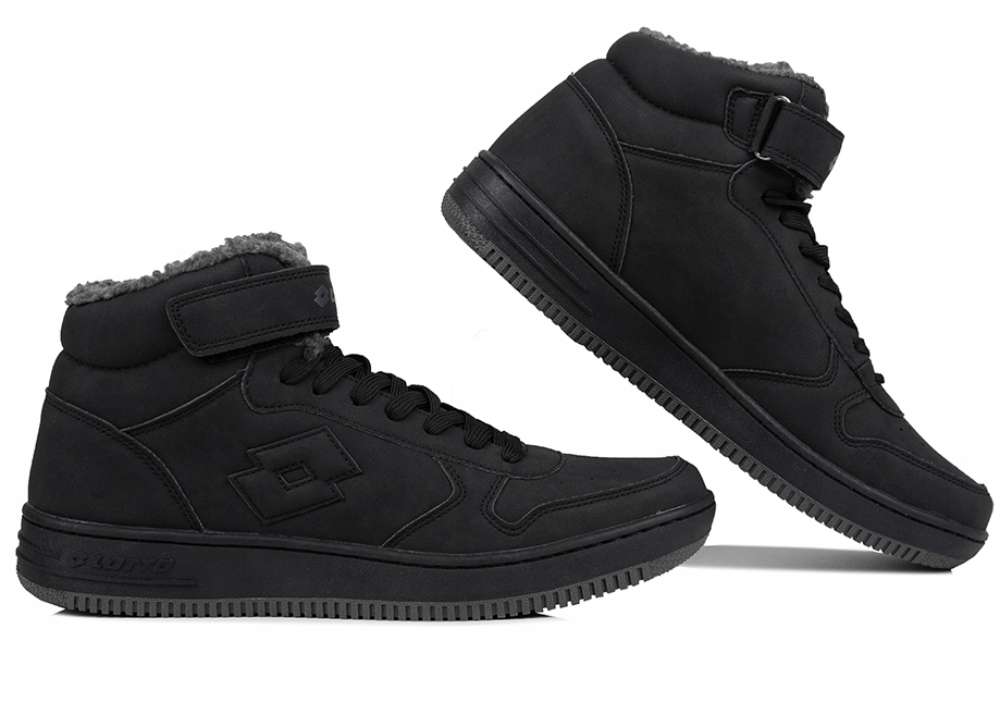 Pánské boty Lotto Zimní podzimní tenisky Zateplené kožešinou Vysoké vel. 45