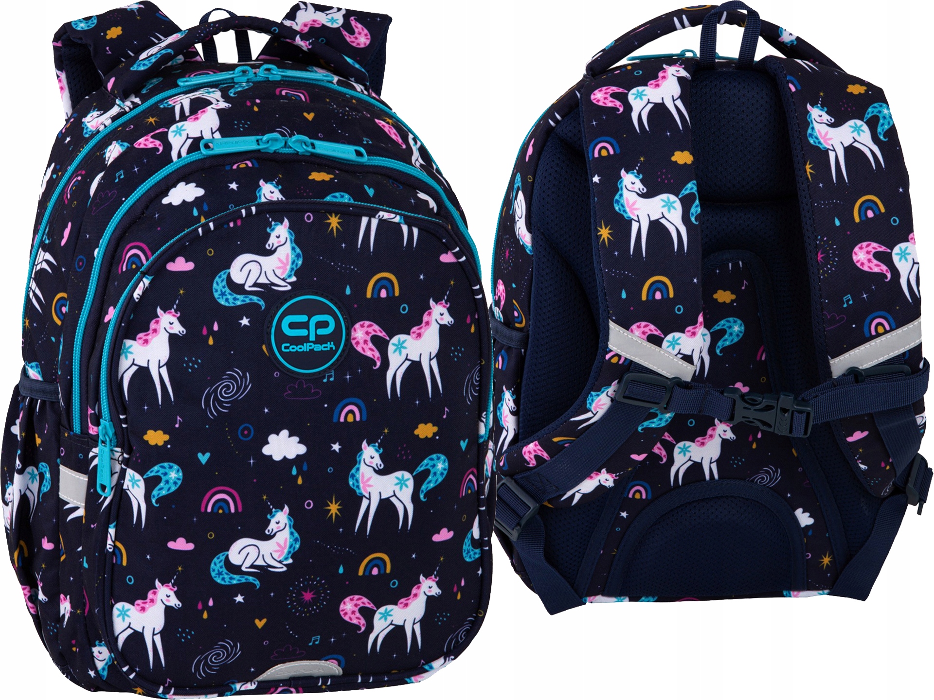 Coolpack Młodzieżowy Plecak Szkolny Jerry Unicorn Jednorożec tornister 1-3