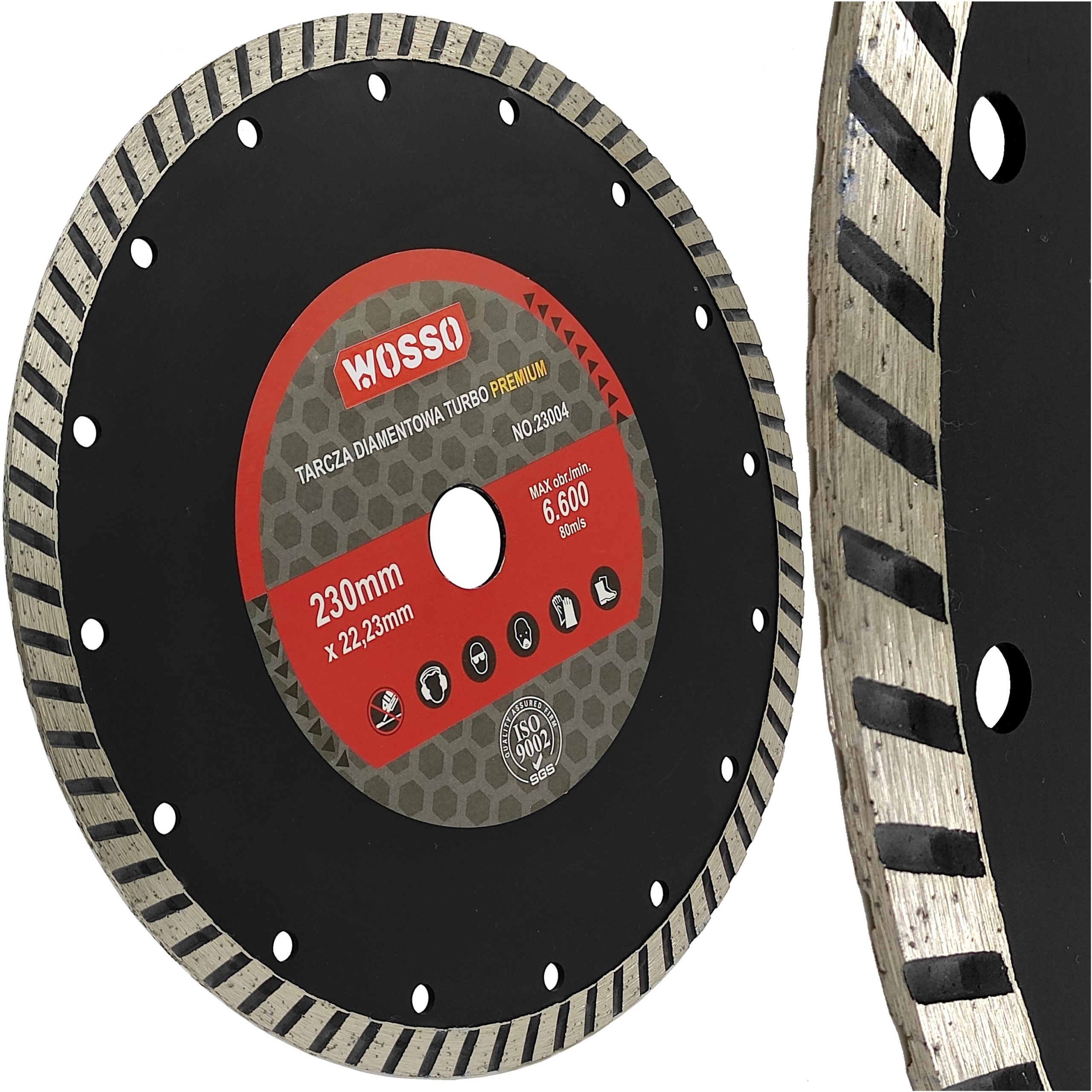 

Tarcza Diamentowa Turbo 230MM Do Betonu Kostki Pro