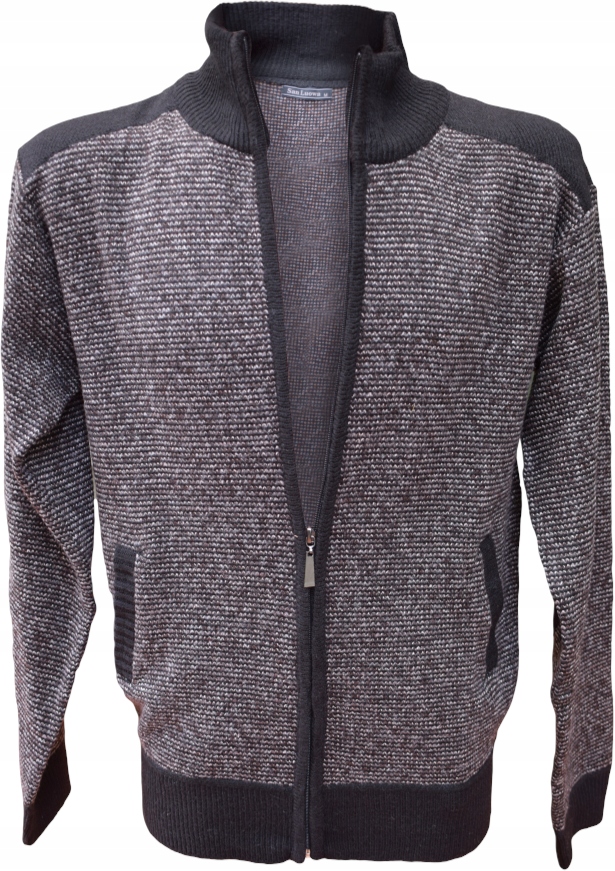 

03 033 Sweter Rozpinany Brązowy Roz. XL