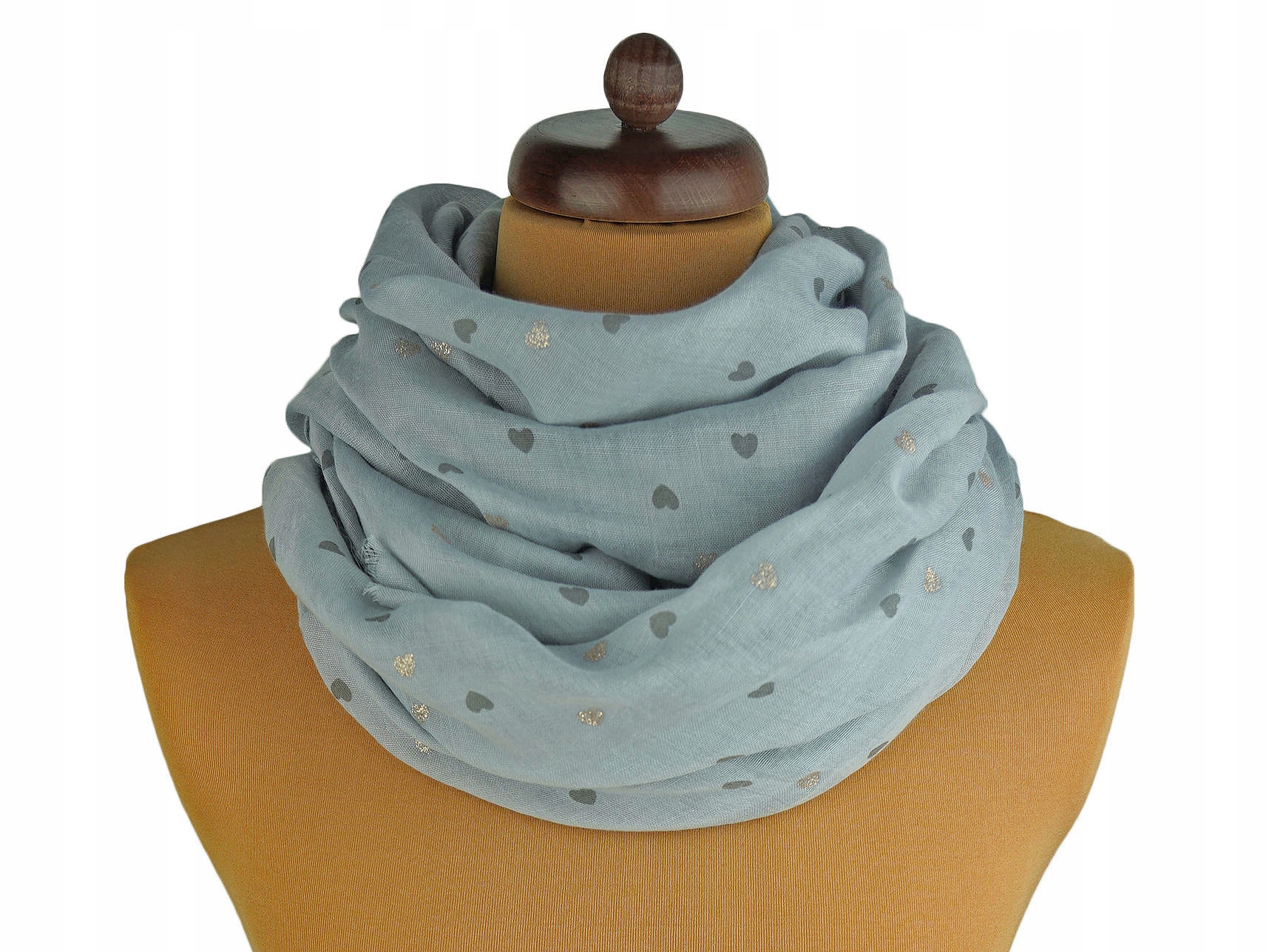 

Damska Chusta Szara W Serduszka, Chusty Dla Kobiet