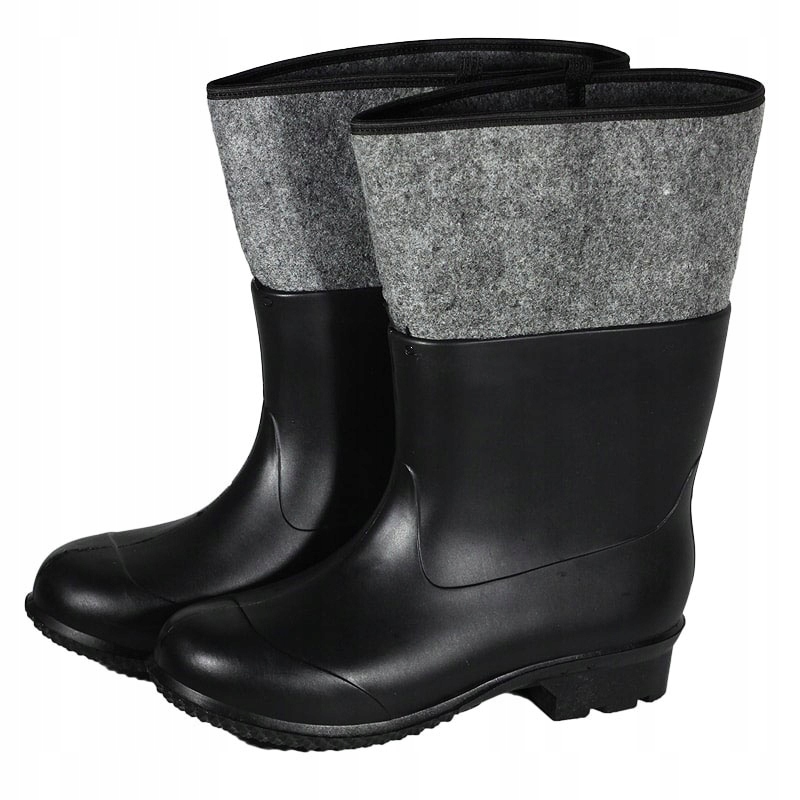 

Gumofilce kalosze buty wysokie do ogrodu Czarne 40