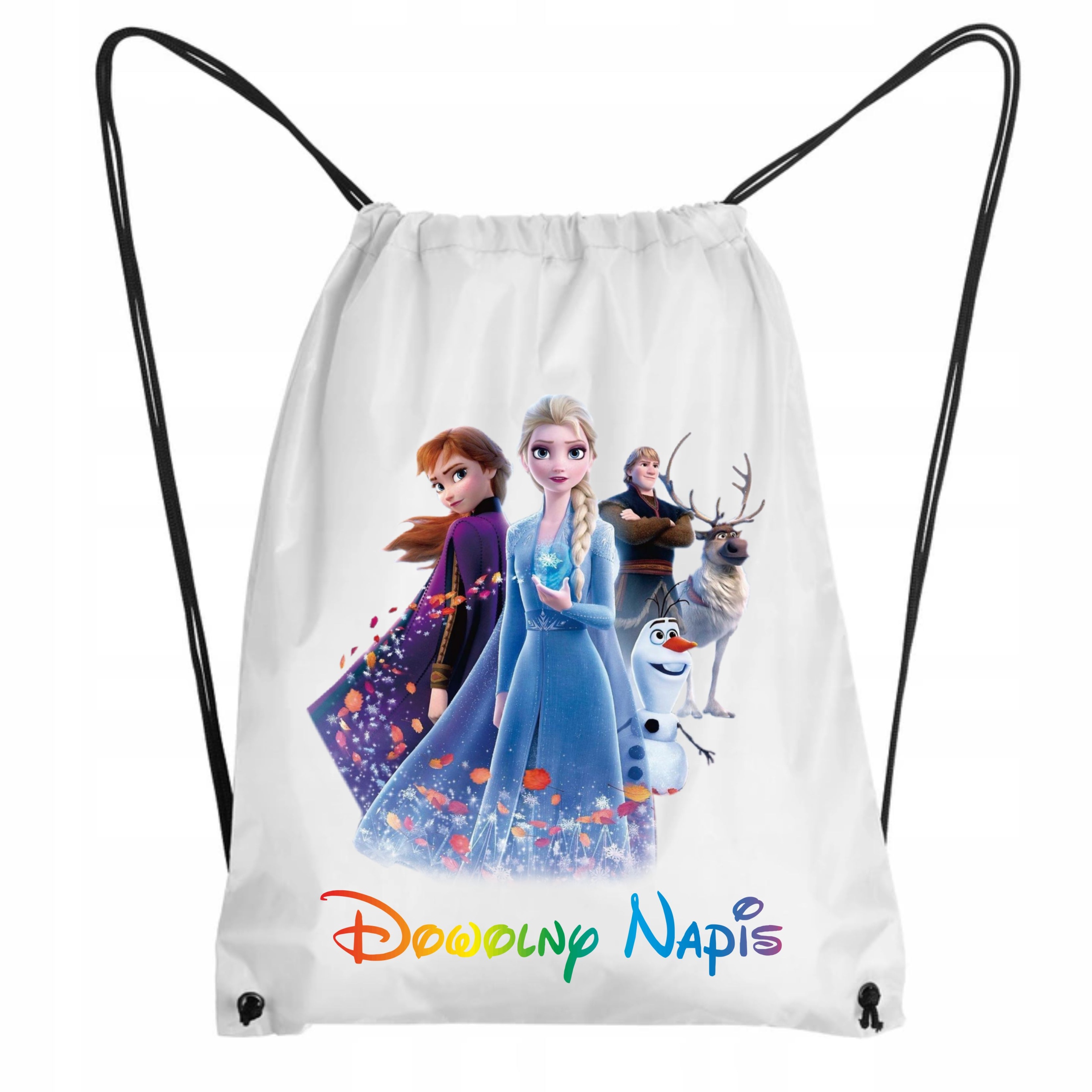

Worek imię Księżniczki strój Buty Wf Frozen 2 Elsa