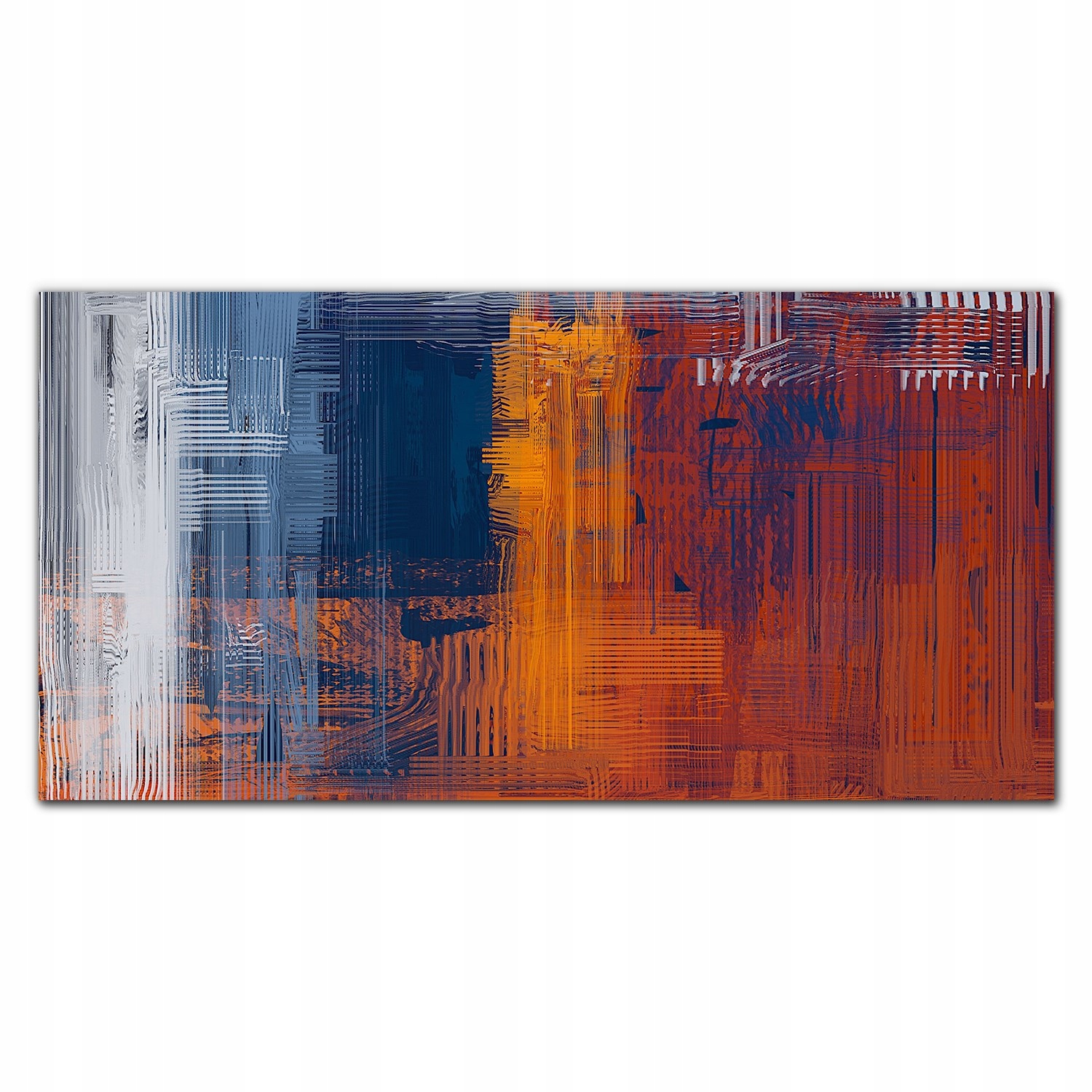 Obraz na ráme plátno Geometrické vzory 140x70 cm