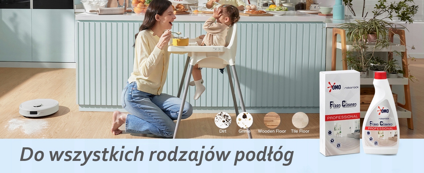 ORYGINALNY płyn do Robotów OMO Roborock S5 S6 S7 S8 Q Revo 480ml + GRATIS Marka inna