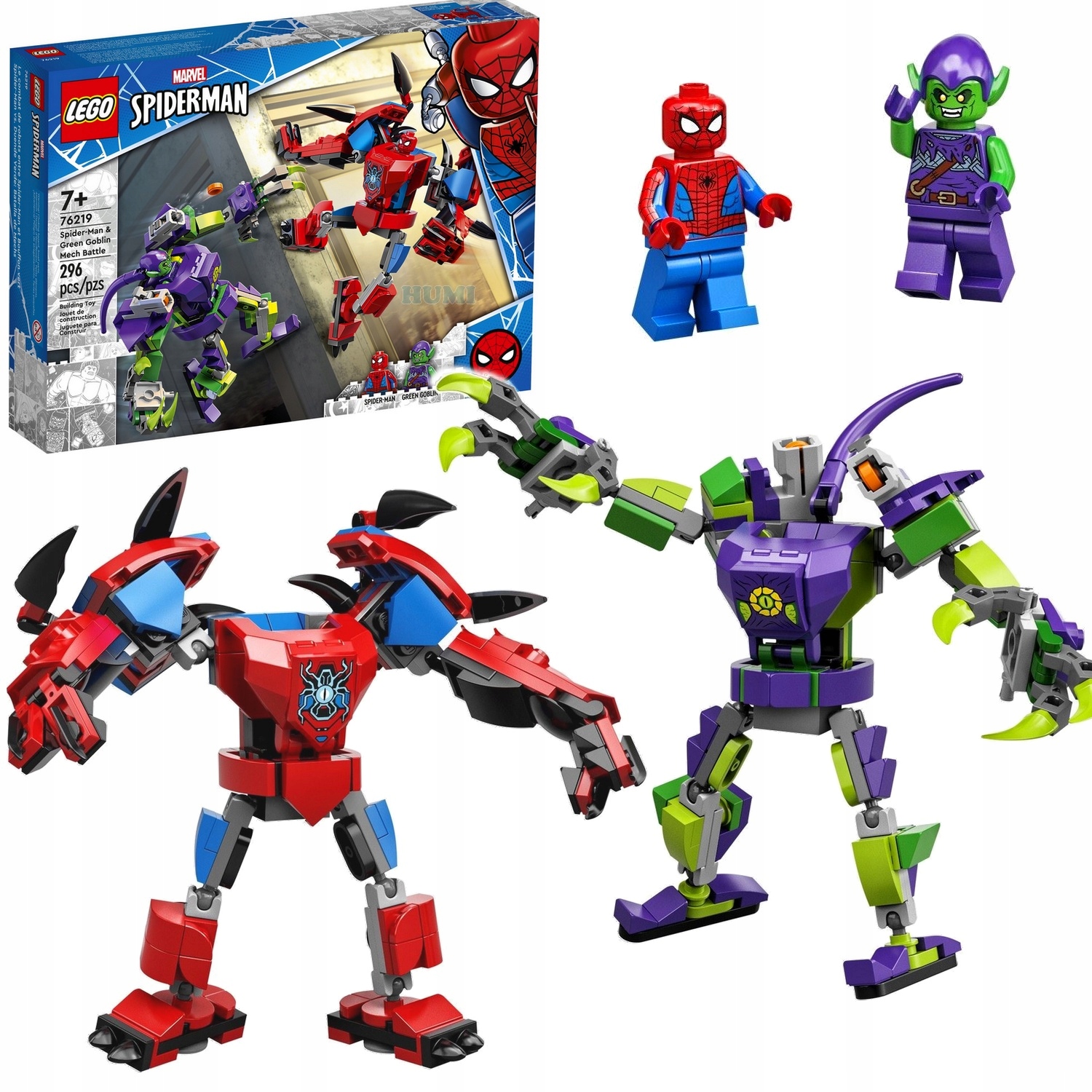 

Lego 76219 Spiderman vs Goblin Figurka Mech Robot