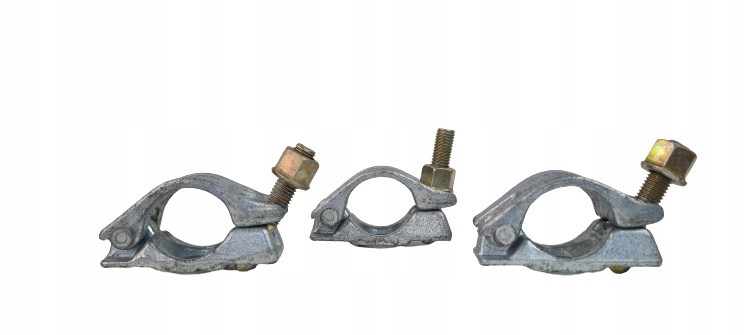 Półzłącze do rusztowania Ocynkowane Uniwersalne Zestaw 10 sztuk