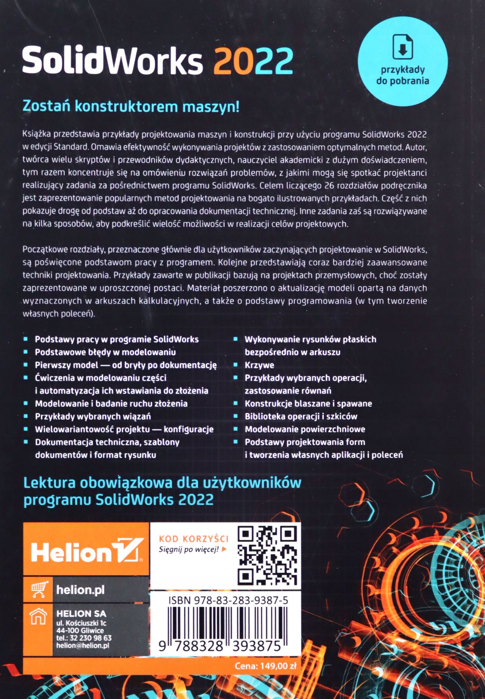 SOLIDWORKS 2022. PROJEKTOWANIE MASZYN I KONSTRUKCJ Stan opakowania oryginalne