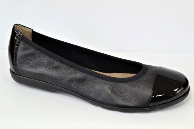 Caprice 22152-20 Baleríny Black Nappa/pat. VEL.36