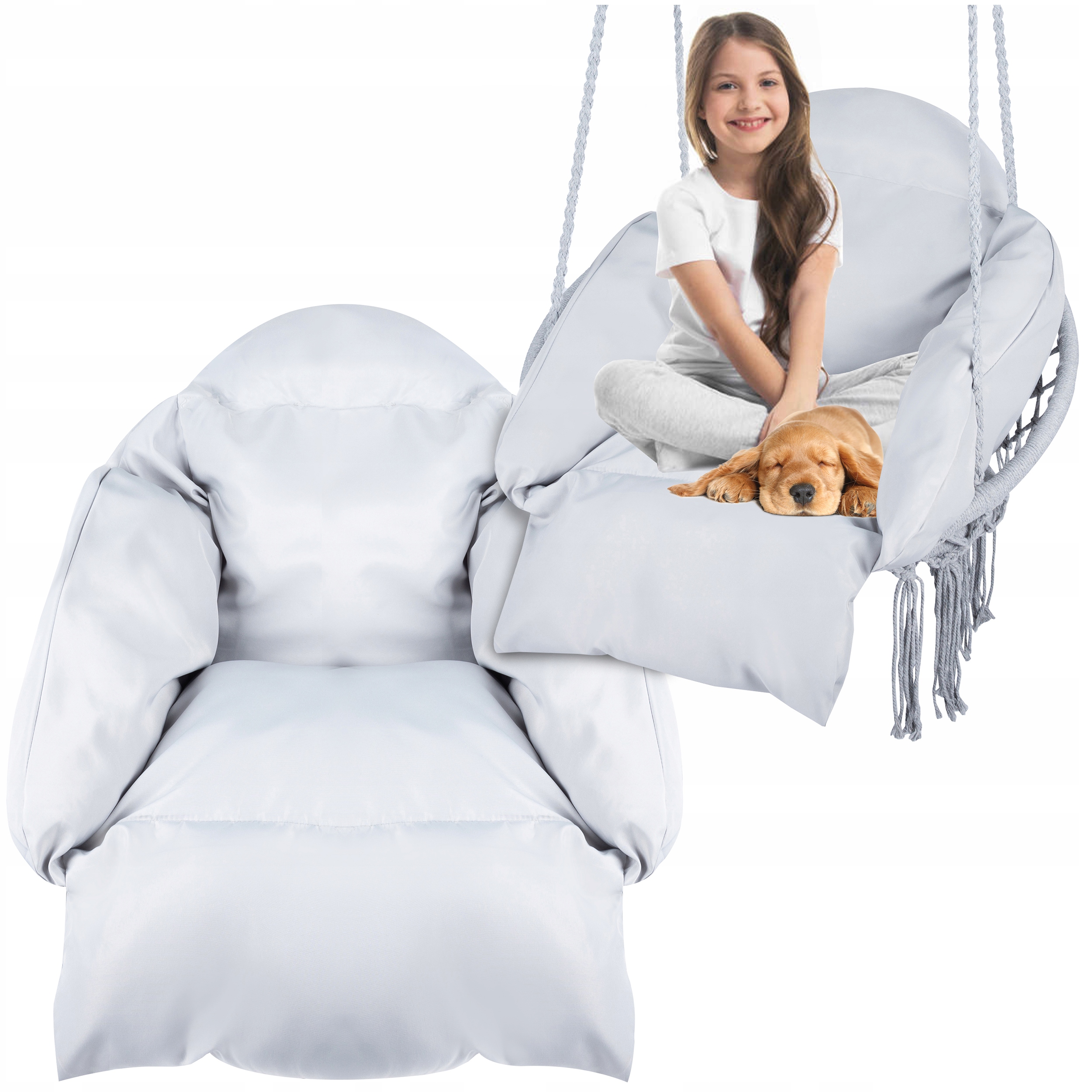 PODUSZKA GRUBA NA HUŚTAWKĘ Fotel Bocianie gniazdo Kod producenta l70p1 poducha na huśtawkę