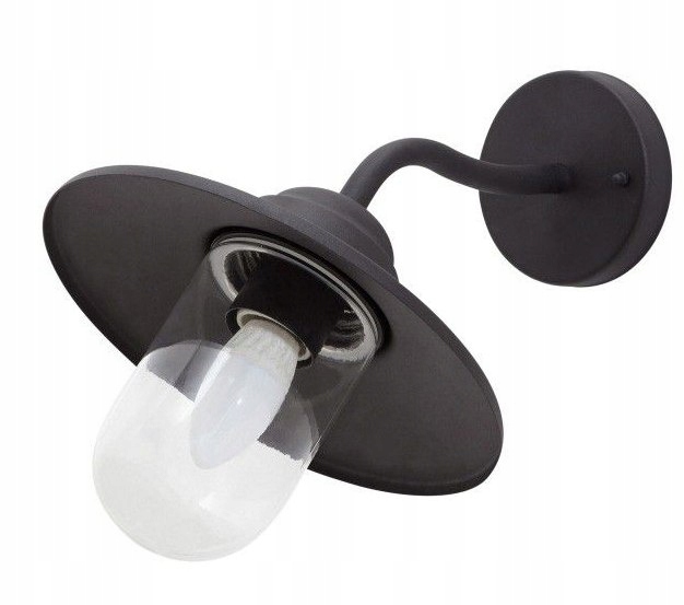 Zahradní lampa Marine Black nástěnná IP44