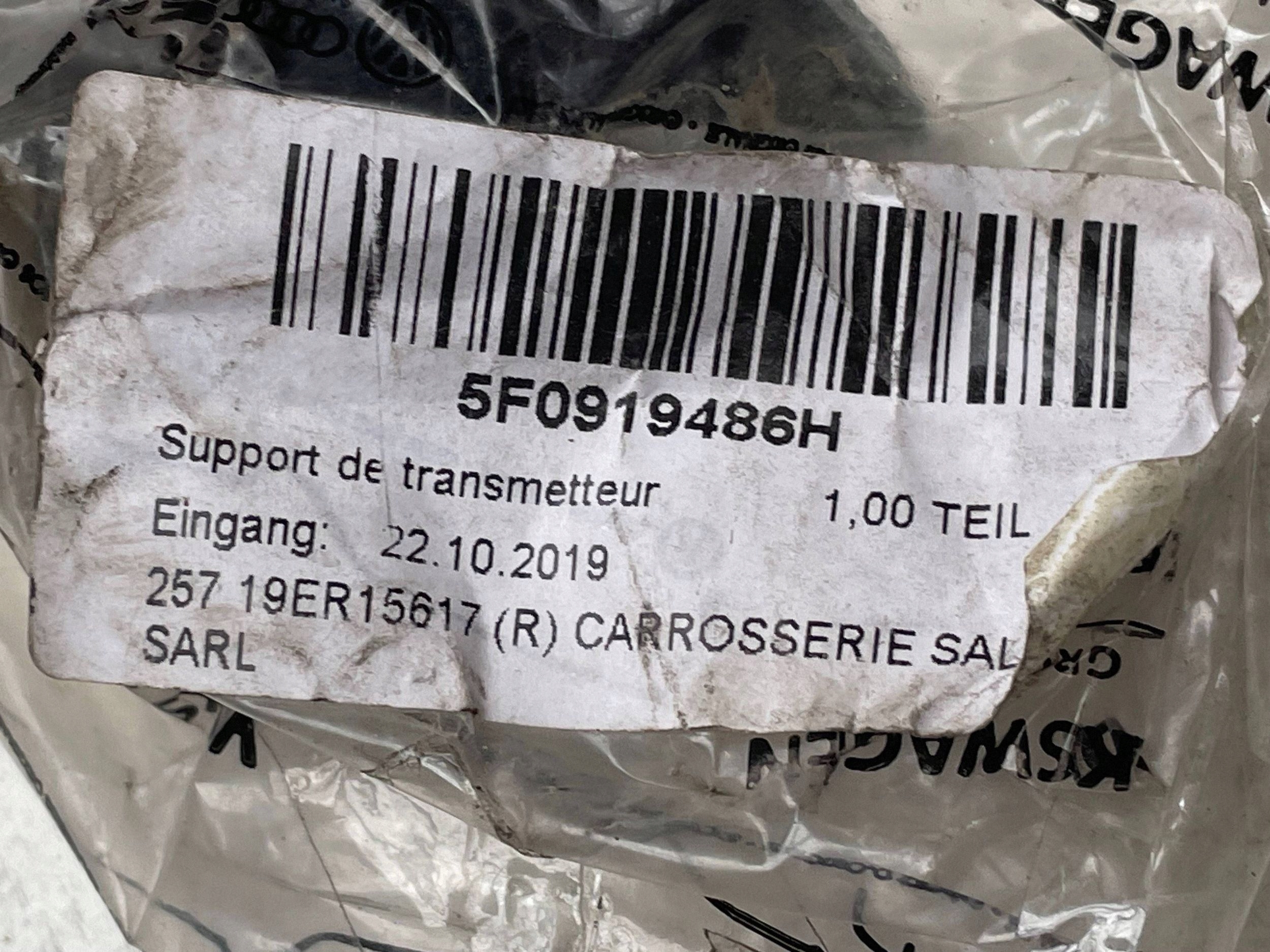 Halter Halter Koszyk Sensor PDC der Stoßstange heck Seat Leon III 3 ST 5F !J