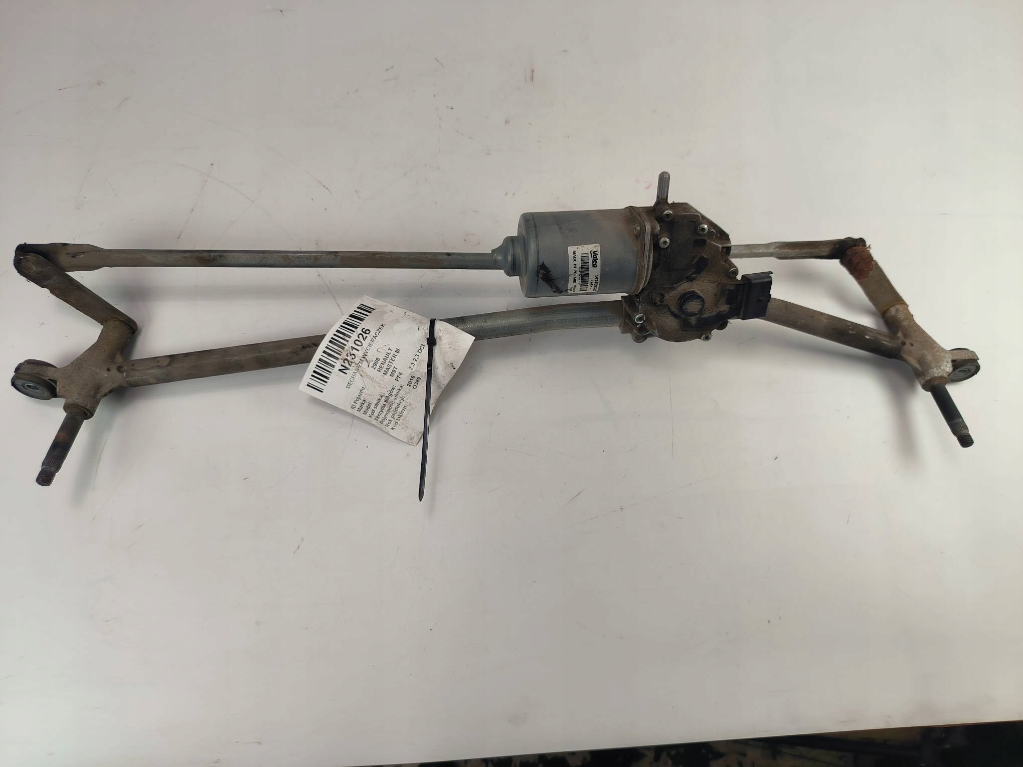 wiper mechanism front EU 141409360 RENAULT MASTER III