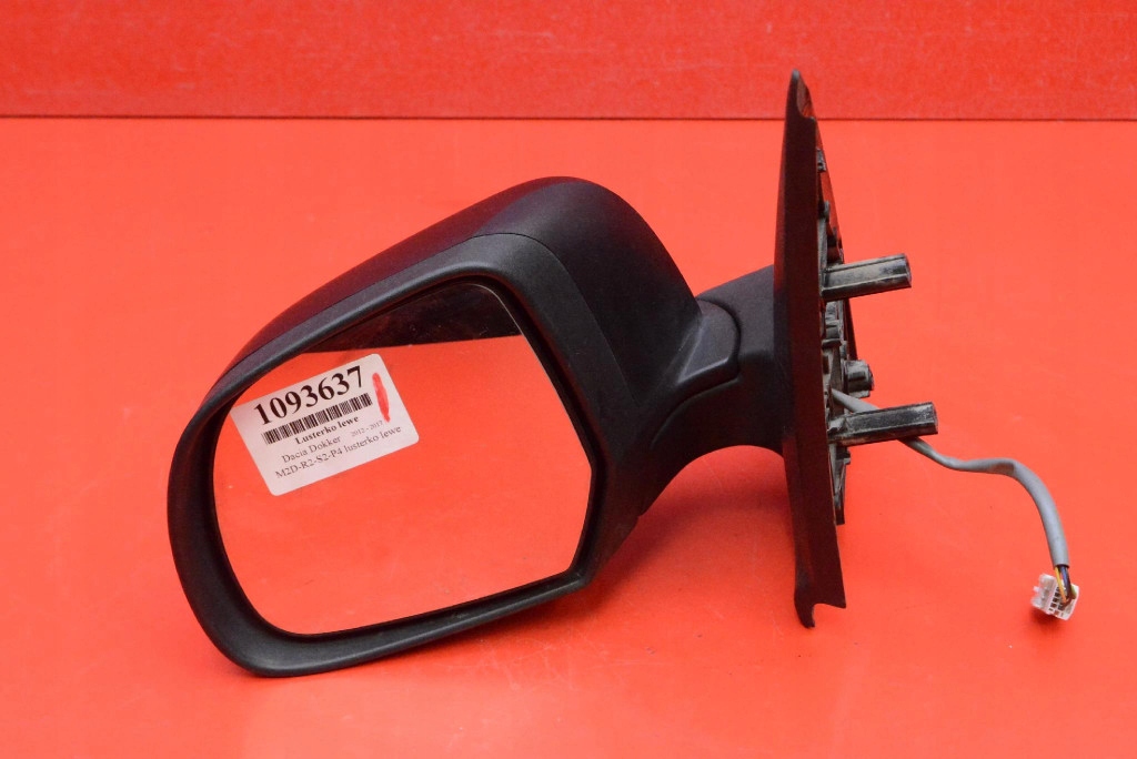 mirror left black, EU 12893080 DACIA DOKKER 1 and 12-17 5 PIN