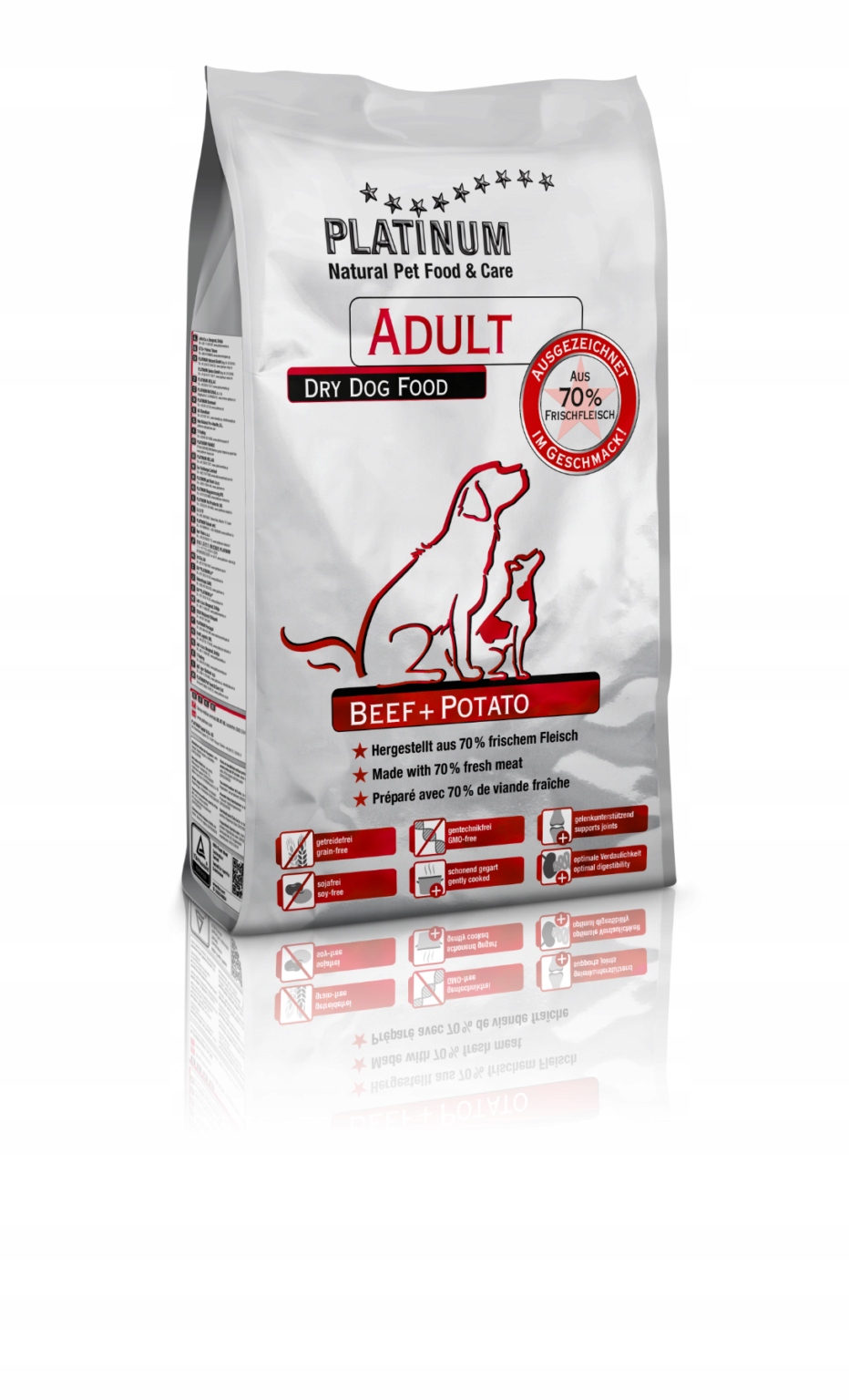 Levně Platinum krmivo suché hovězí maso 5 kg
