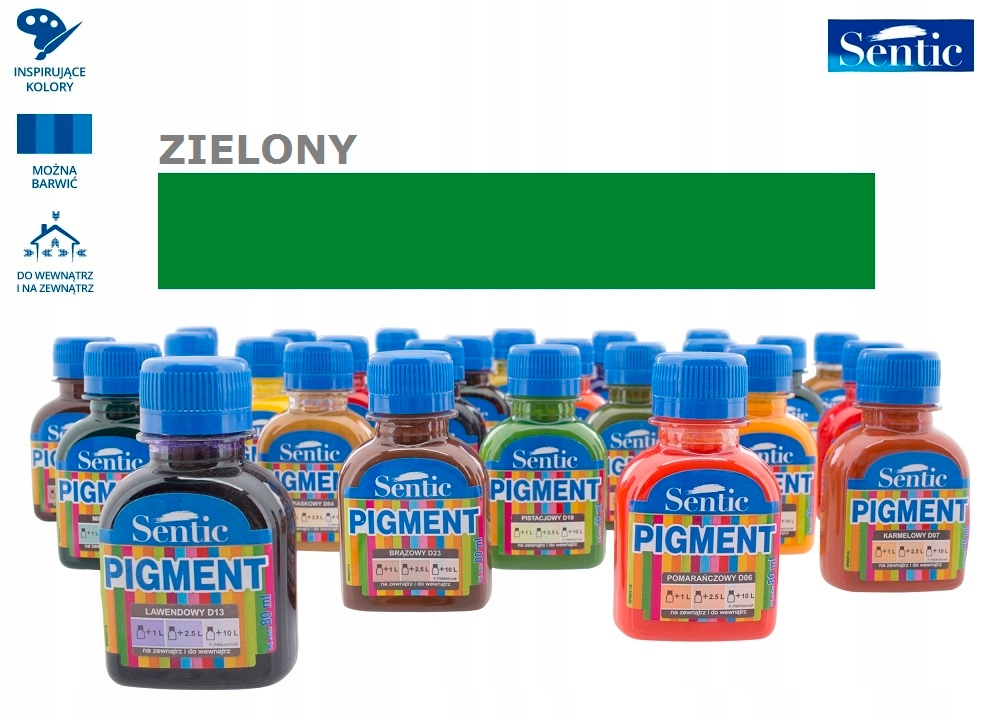 

Pigment Do Farb Emalii Emulsji 80 ml Zielony