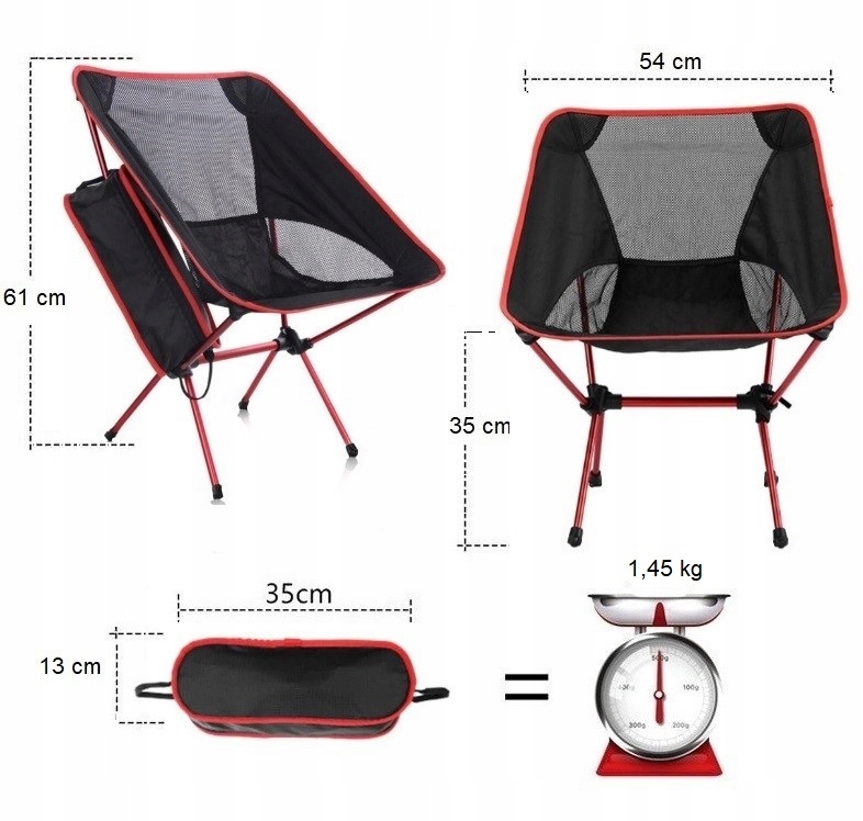 KRZESŁO WĘDKARSKIE TURYSTYCZNE FOTEL SKŁADANE RYBY EAN (GTIN) 5710692551579