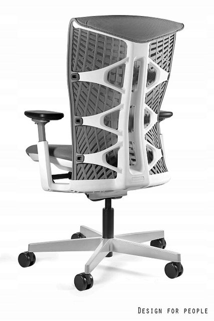 Ergonomiczny Fotel REYA SZARY RS02 Biuro UNIQUE