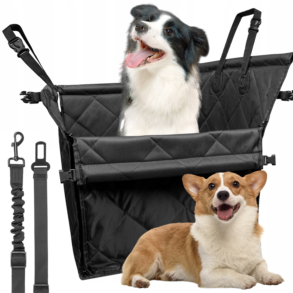Levně Velká Autosedačka Přepravka Pro Psa Kočku Nepromokavá Podložka Do Auta