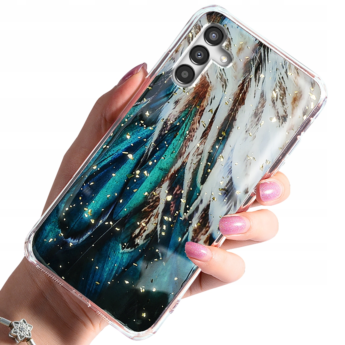 

Etui Case Wzór Szkło 9H do Samsung Galaxy A13 5G