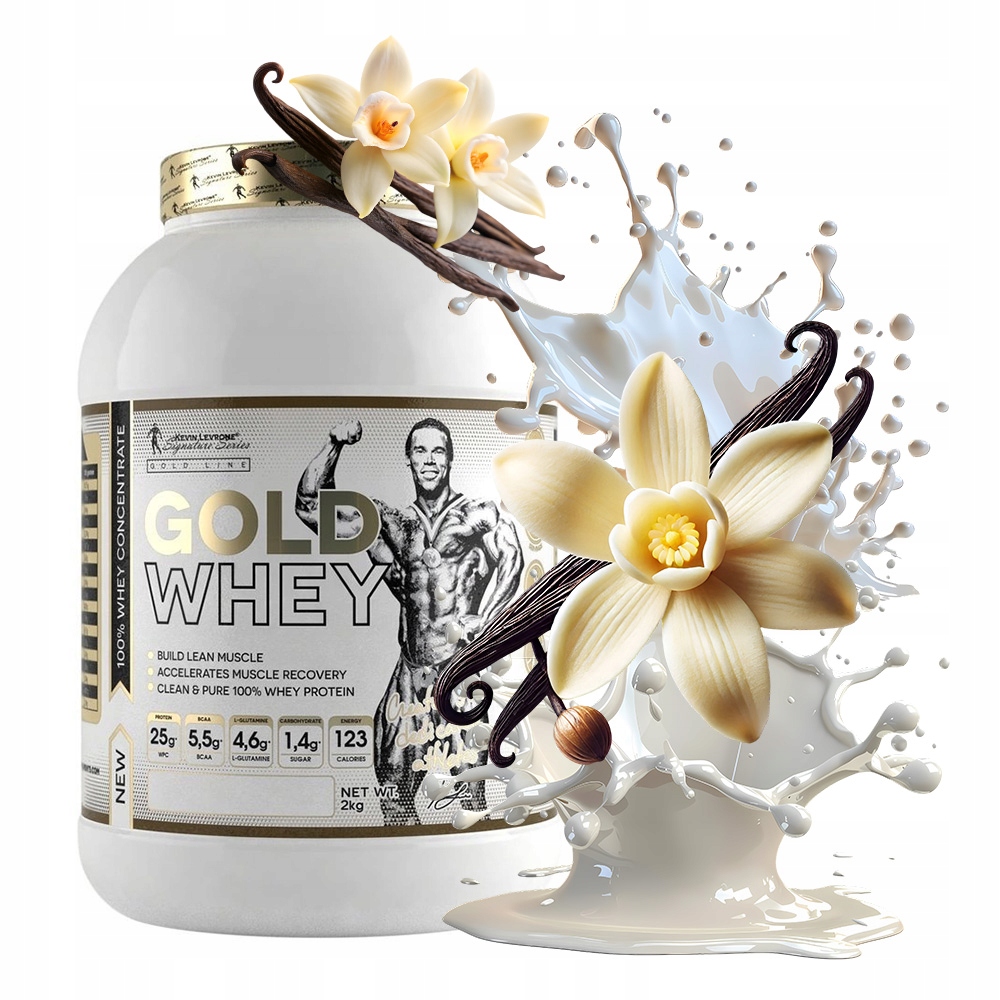 Syrovátkový protein Wpc Gold Whey 2000g Kevin Levrone Vanilka