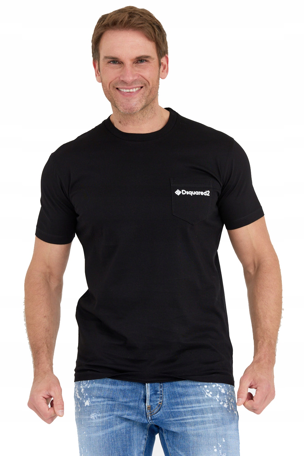 DSQUARED2 Pánské černé tričko Mini Gummy Cool XXL