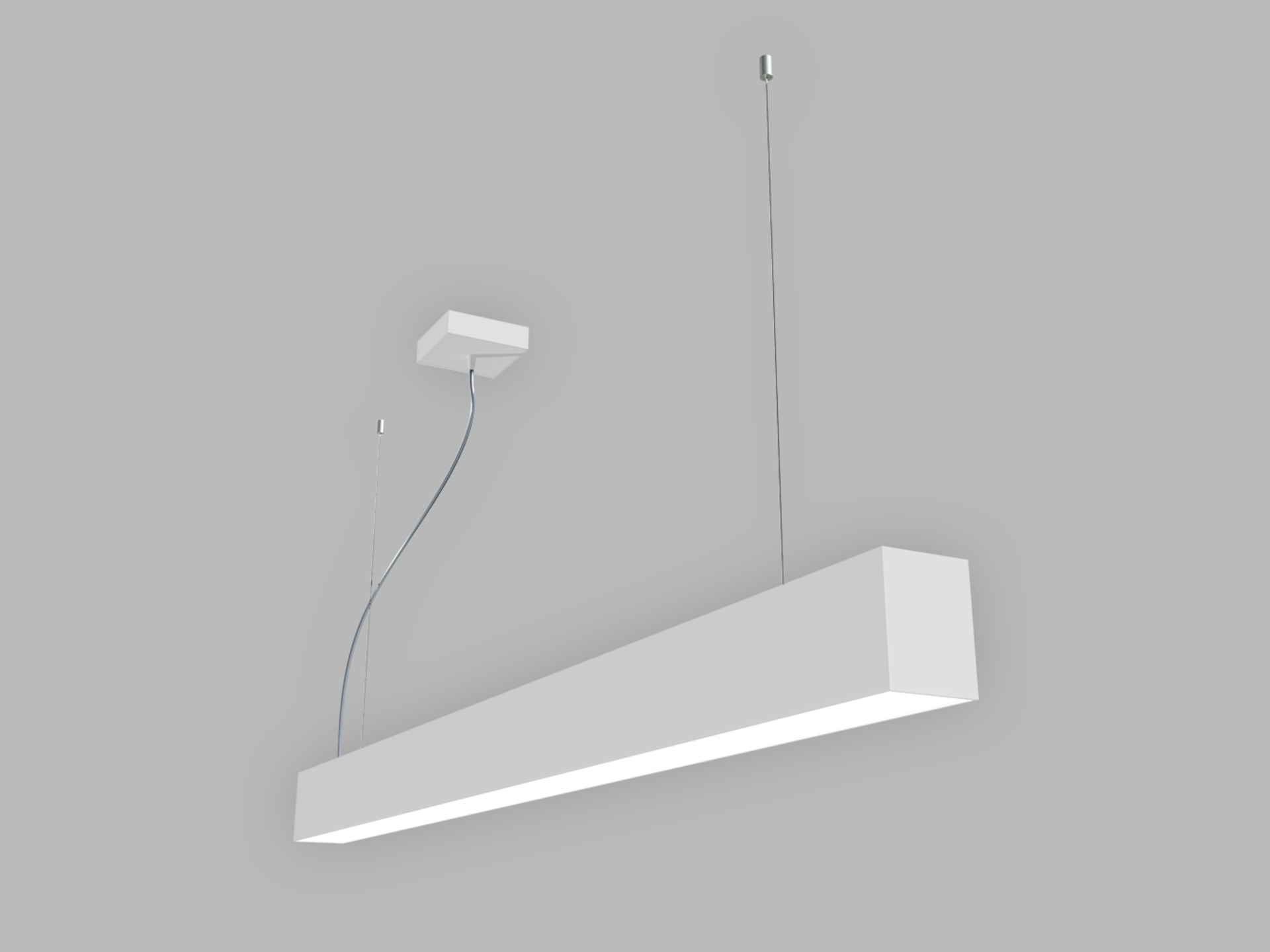 Závesné svietidlo LED2 Lino II 120 32W Dali/push DIM 3CCT biela