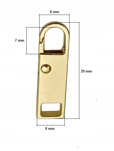 Zawieszka agrafka do naprawy zamka suwaka kurtki torebki złoty Kod producenta Zawieszka agrafka do suwaka złoty