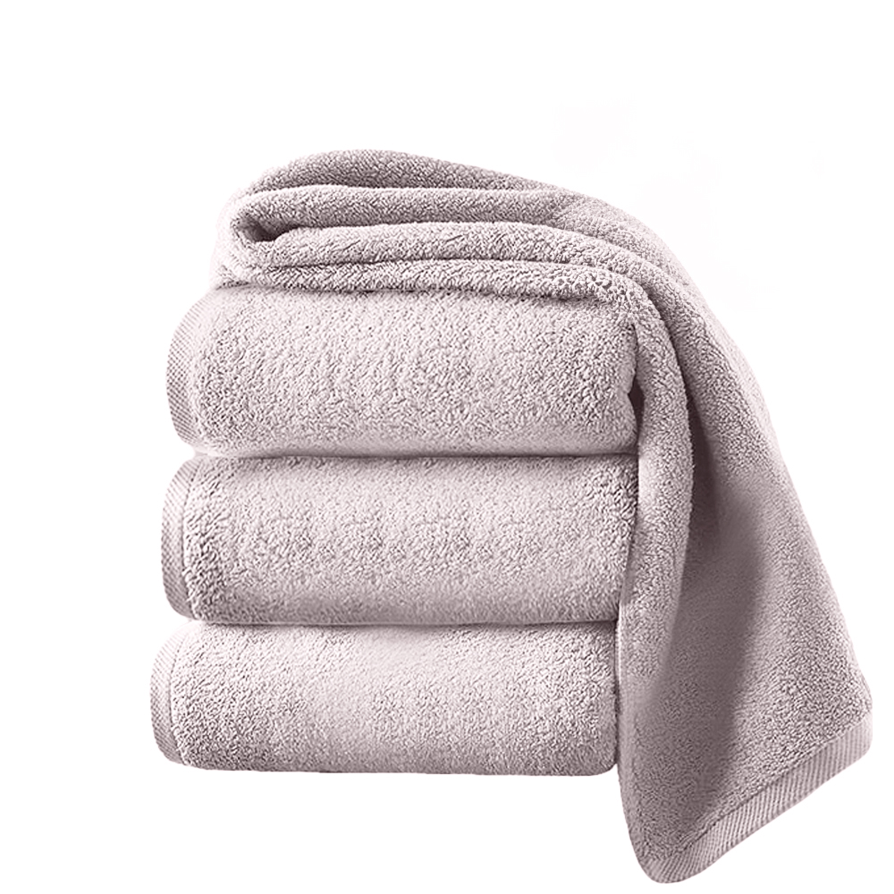 3 ks Ručník 500G Premium Dvoupoutkový 70x140cm 500g Béžový Komplet