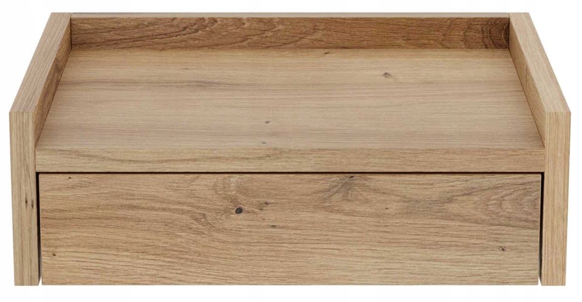Noční stolek závěsný Nuvia 45 dub artisan nástěnná závěsná skříňka 45x35