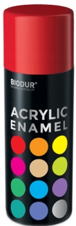 SPRAY FARBA AKRYLOWA 400ml RAL 3020 czerwony BIODUR