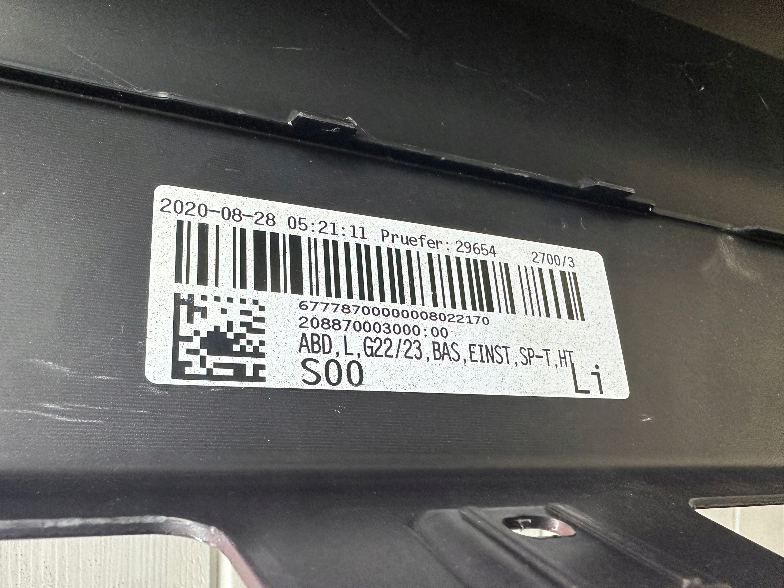 BMW 4 G22 G23 2021- moulding threshold threshold m-packet left right