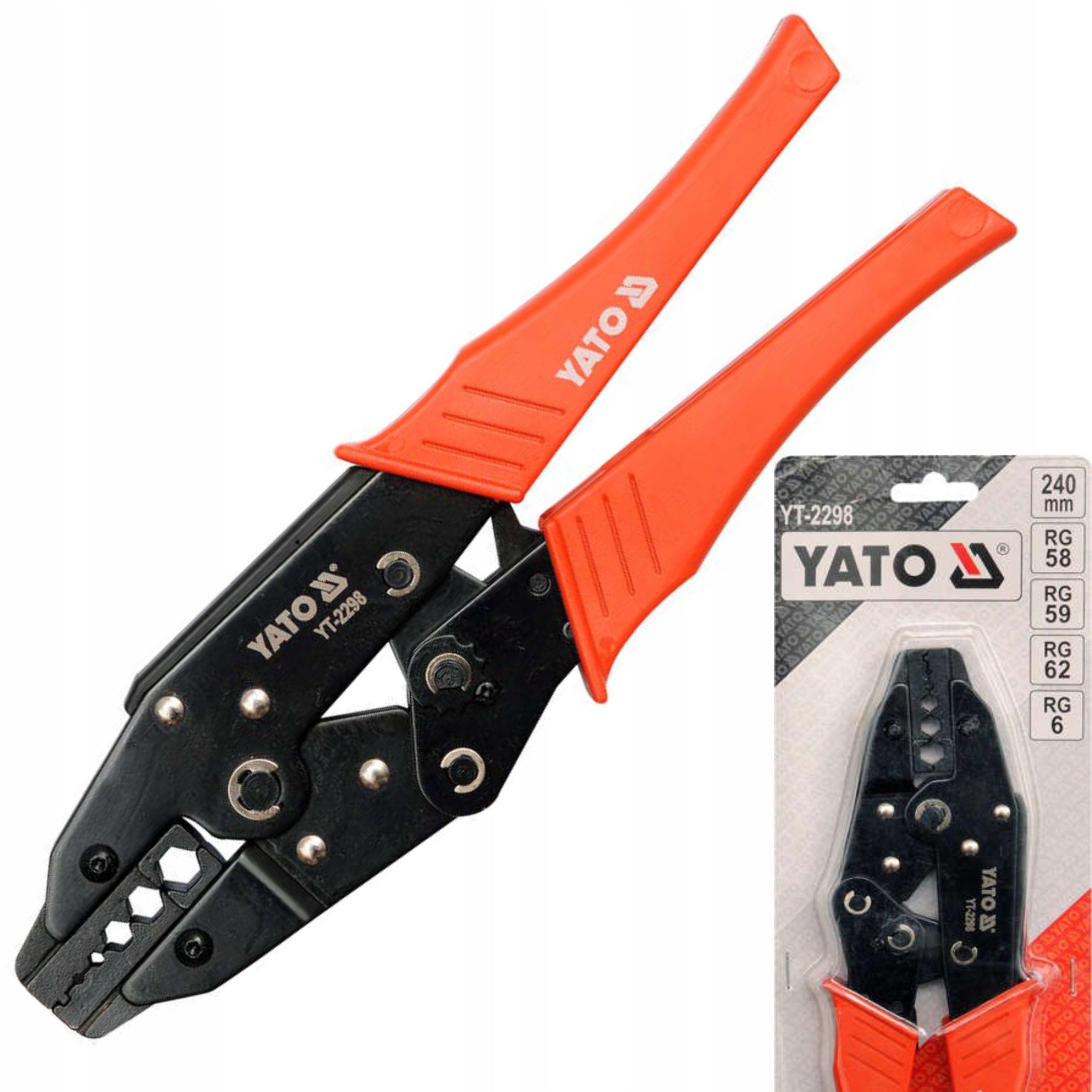 

Yato Zaciskarka Końcówek Antenowych RG58 RG59 RG62
