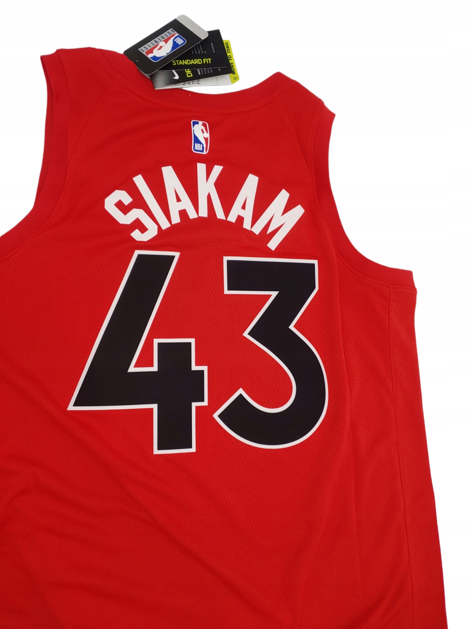 Koszulka NBA Swingman Nike Toronto Siakam Icon L Kolor dominujący pomarańcze i czerwienie
