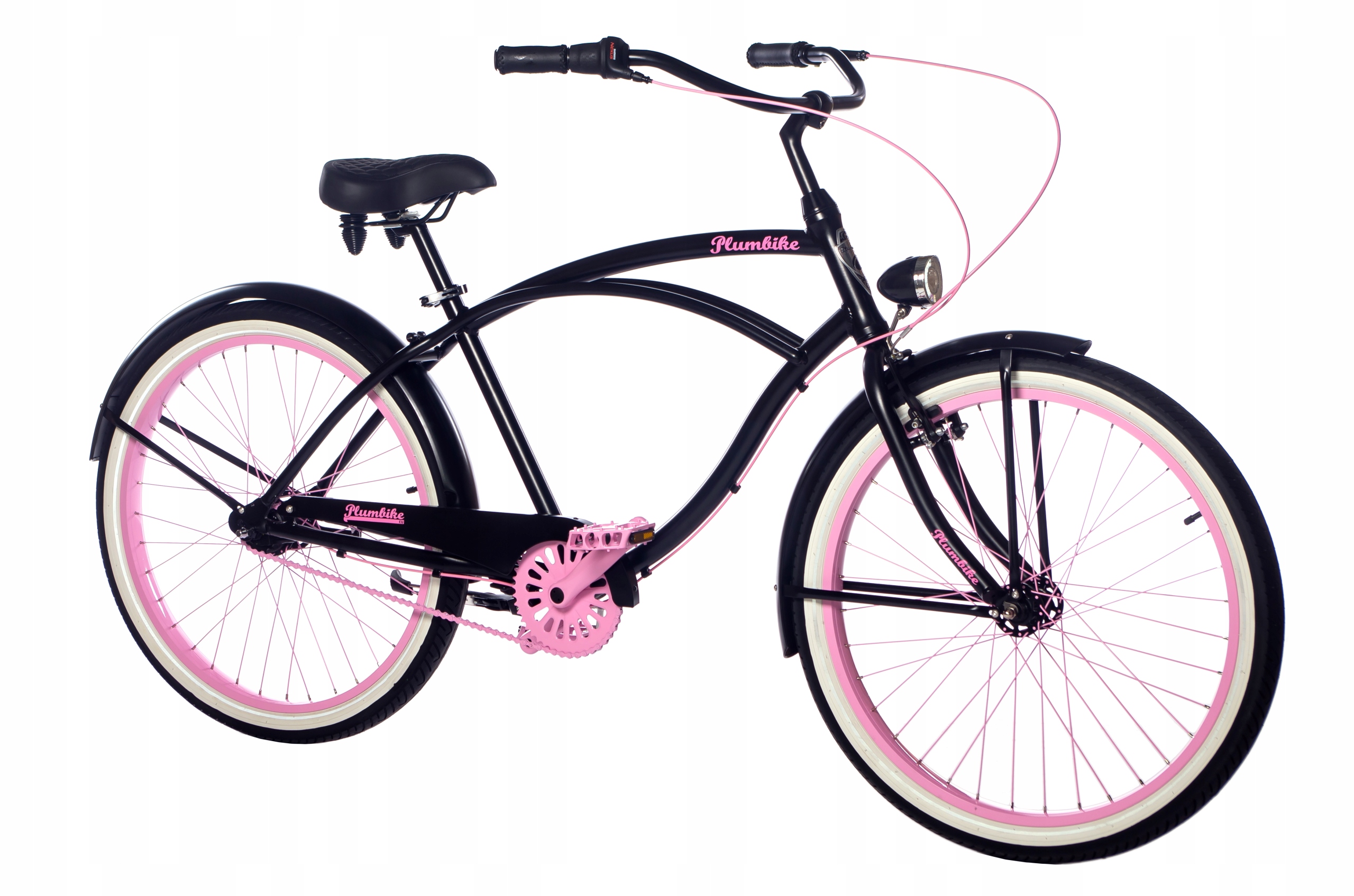 Rower CRUISER Plumbike RIDER GO GIRL BLACK 7B