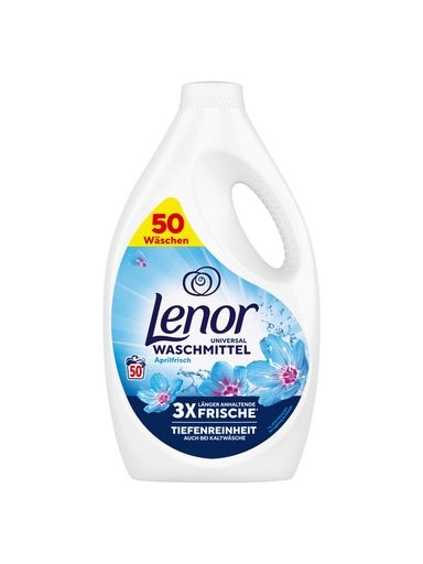 Lenor Tekutý prací prostředek na tkaniny Aprilfrisch Německý De 2,5L