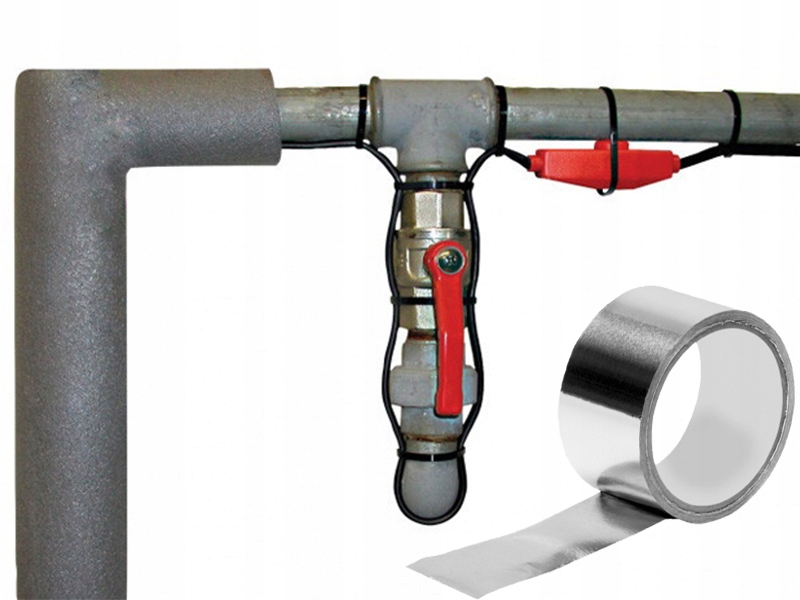 Vykurovací Kábel 36 m s termostatom Zabezpečenie Rúrky