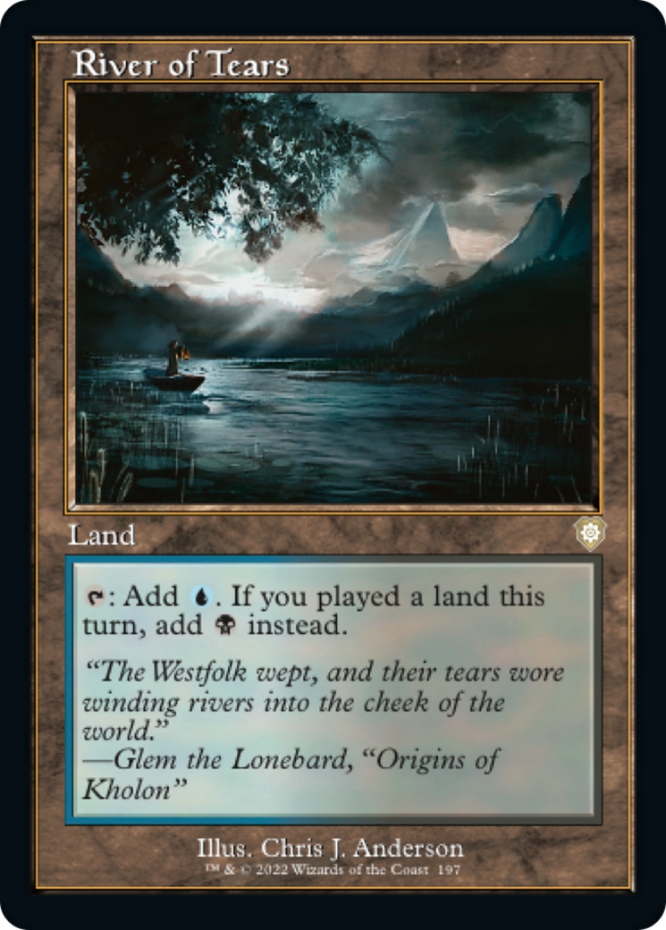 Mtg River of Tears *Retro-Frame* (r)