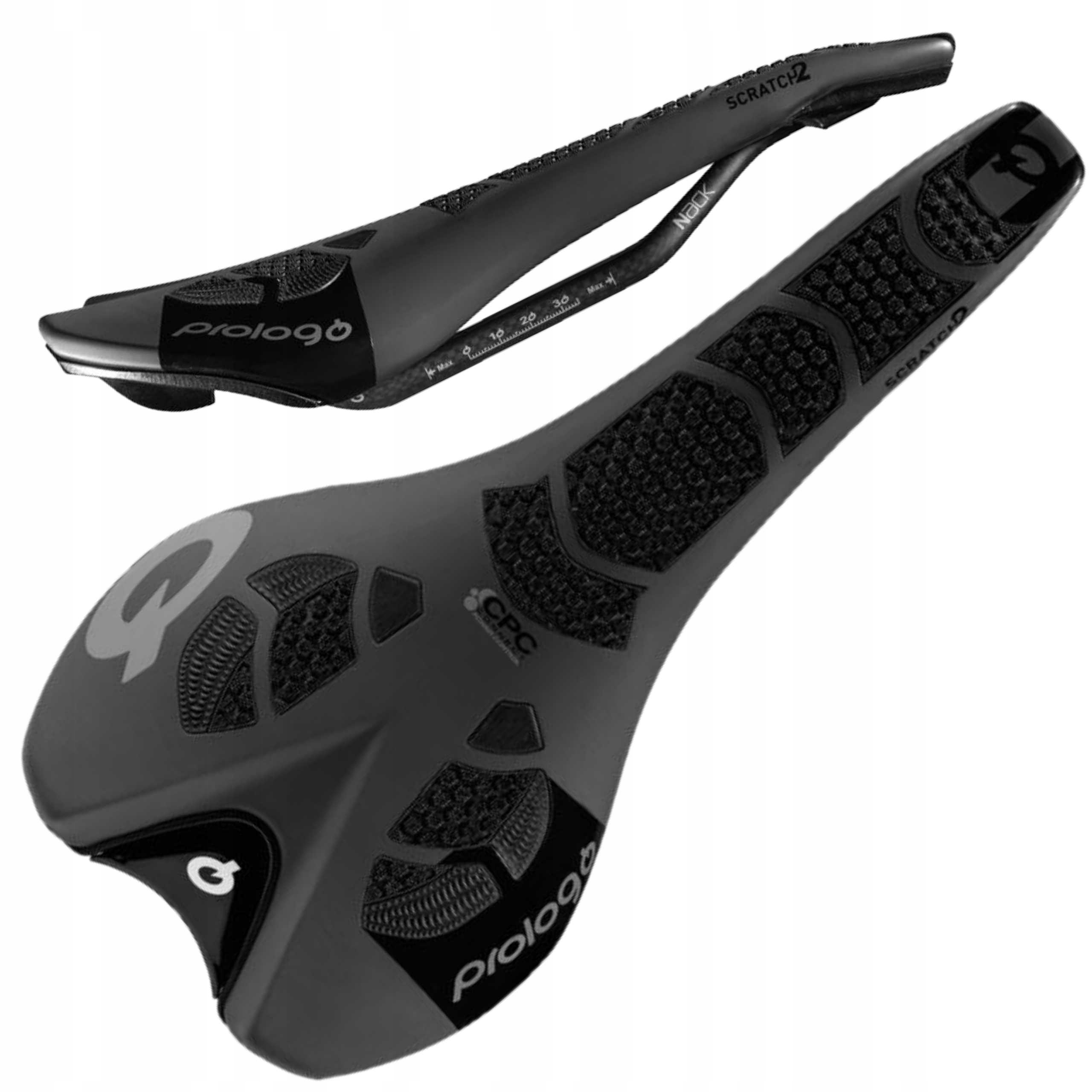 Siodełko Rowerowe Prologo Scratch 2 Cpc Tirox 134mm Hard Black Szosowe Mtb