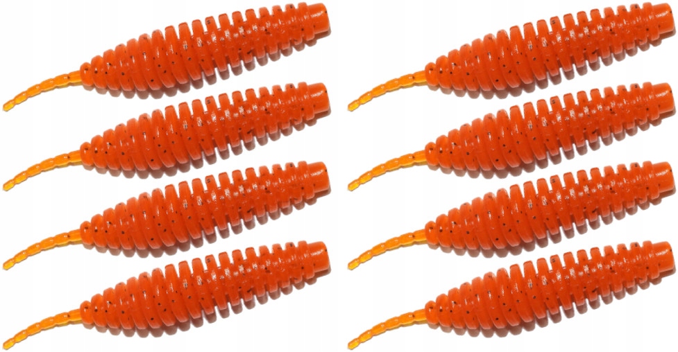 FishUp Tanta 2,5' 61mm Orange Pumpkin #049 8 szt.