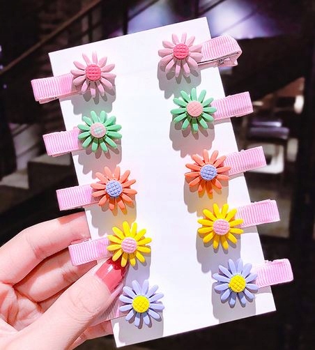 ZESTAW SPINEK dla dziewczynki SPINKI PREZENT 10szt Kod producenta CH048