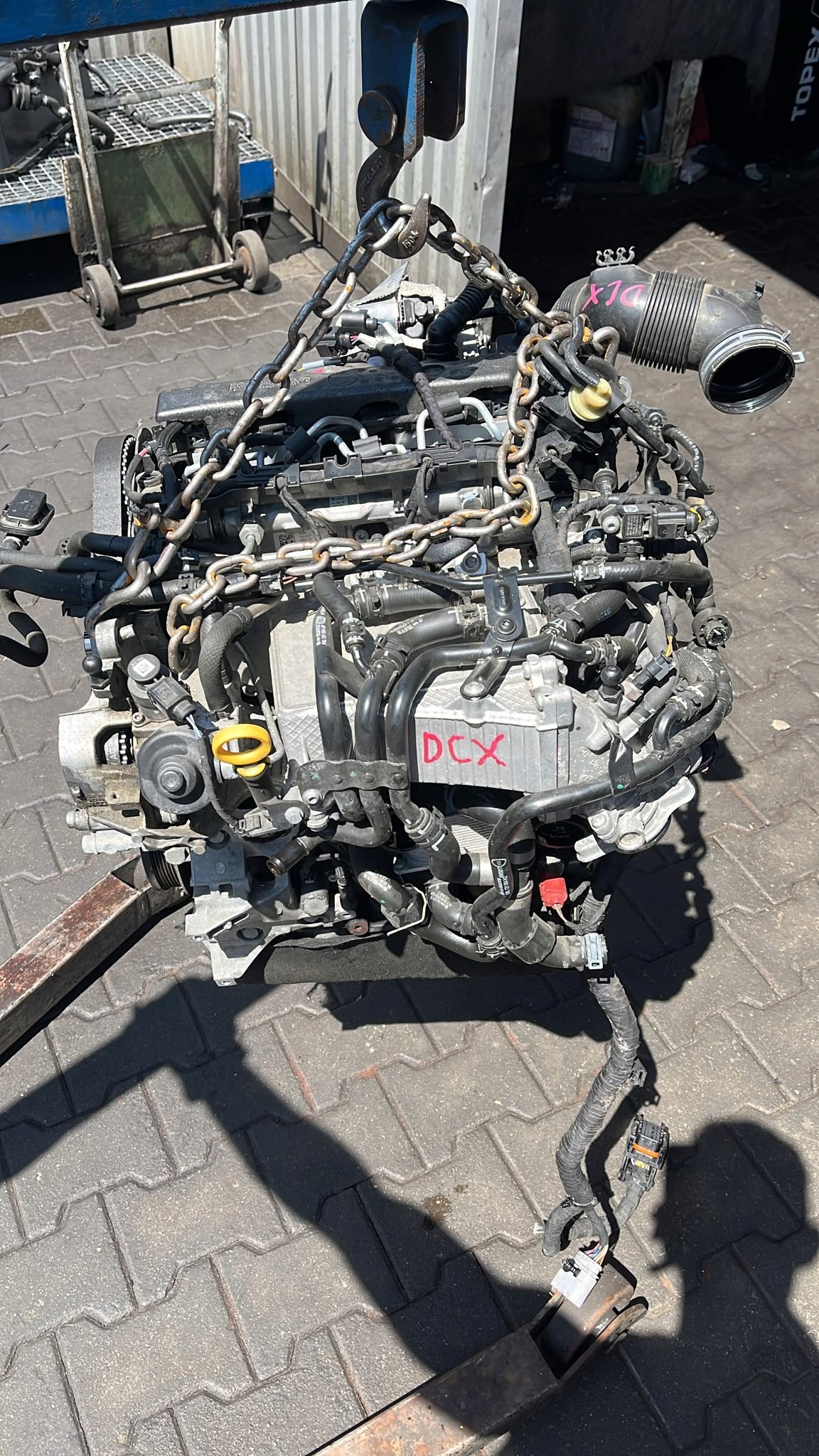 engine complete SKODA 1,6 TDI 50TYS KM DCX